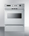 SUMMIT TTM7882BKW 24" Wide Gas Wall Oven