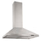 BROAN EW4830SS Broan® 30-Inch Convertible Wall-Mount Chimney Range Hood, 400 CFM, Stainless Steel