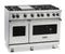 VIKING VGR5488BSSLP 48" Gas Range - VGR548