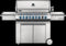 NAPOLEON BBQ PRO665RSIBNSS3 Prestige PRO 665 RSIB with Infrared Side and Rear Burners , Stainless Steel , Natural Gas