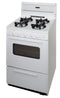 PREMIER SJK240OP 24 in. Freestanding Sealed Burner Spark Ignition Gas Range in White