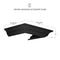 ZLINE Crown Molding Profile 6 for Wall Mount Range Hood CM6BSKBN