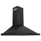 ZLINE 24 in. Wall Mount Range Hood in Black Stainless Steel BSKBN24