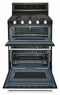 KITCHENAID KFGD500EBS 30-Inch 5 Burner Gas Double Oven Convection Range - Black Stainless Steel with PrintShield™ Finish