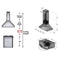 ZLINE KITCHEN AND BATH 597IRS48400 ZLINE Single Remote Blower Island Mount Range Hood in Stainless Steel (597i-RS) [Size: 48 Inch, CFM: 400]