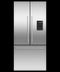 FISHER & PAYKEL RF170ADUSX4N Freestanding French Door Refrigerator Freezer, 32", 17 cu ft, Ice & Water