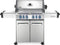 NAPOLEON BBQ P500RSIBNSS3 Prestige 500 RSIB with Infrared Side and Rear Burners , Stainless Steel , Natural Gas