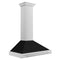 ZLINE KITCHEN AND BATH KB4STX48 ZLINE 48" Stainless Steel Range Hood with Stainless Steel Handle (KB4STX-48) [Color: Stainless Steel]