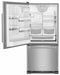 KITCHENAID KRBL109ESS 19 cu. ft. 30-Inch Width Full Depth Non Dispense Bottom Mount Refrigerator - Stainless Steel