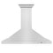 ZLINE KITCHEN AND BATH KBCRN24 ZLINE Convertible Vent Wall Mount Range Hood in Stainless Steel with Crown Molding (KBCRN) [Size: 24 Inch]