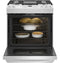 GE APPLIANCES JGS760DPWW GE® 30" Slide-In Front-Control Convection Gas Range with No Preheat Air Fry