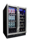 SILHOUETTE SBC051D1BSS Emmental 24" French Door Beverage Center