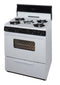 PREMIER SFK249WP 30 in. Freestanding Gas Range with 5th Burner and Griddle Package in White