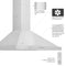 ZLINE KITCHEN AND BATH ALP10WL30 ZLINE Alpine Series Ducted Wall Mount Range Hood in Stainless Steel (ALP10WL) [Size: 30 Inch]