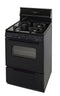 PREMIER SJK240BP 24 in. Freestanding Sealed Burner Spark Ignition Gas Range in Black