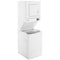 WHIRLPOOL WET4124HW 1.6 cu.ft, 120V/20A Electric Stacked Laundry Center with 6 Wash cycles and Wrinkle Shield