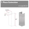 ZLINE 61 in. DuraSnow¬Æ Stainless Steel Chimney Extension for Ceilings up to 12.5 ft. 8KL3iSE