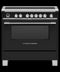 FISHER & PAYKEL OR36SCI6B1 Induction Range, 36", 5 Zones with SmartZone, Self-cleaning