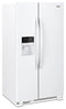 WHIRLPOOL WRS321SDHW 33-inch Wide Side-by-Side Refrigerator - 21 cu. ft.