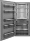 33 IN SS UPRIGHT FREEZER 19 CF METAL SHELVES