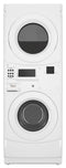 WHIRLPOOL CGT9100GQ Commercial Gas Stack Washer/Dryer, Card Reader-Ready White