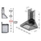 ZLINE KITCHEN AND BATH 697RS48400 ZLINE Single Remote Blower Wall Mount Range Hood in Stainless Steel (697-RS) [Size: 48 Inch]