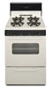 PREMIER SJK240TP 24 in. Freestanding Sealed Burner Spark Ignition Gas Range in Biscuit