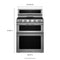 KITCHENAID KFDD500ESS 30-Inch 5 Burner Dual Fuel Double Oven Convection Range - Stainless Steel