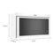 WHIRLPOOL WMMF5930PW 1.1 Cu. Ft. Flush Mount Microwave with Turntable-Free Design