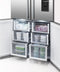 FISHER & PAYKEL RF203QDUVX1 Freestanding Quad Door Refrigerator Freezer, 36", 18.9 cu ft, Ice & Water