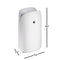 SHARP KCP110UW Sharp Plasmacluster Ion Air Purifier with True HEPA + Humidifier