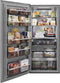 33 IN SS UPRIGHT FREEZER 19 CF METAL SHELVES