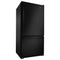 AMANA ABB2224BRB 33-inch Wide Bottom-Freezer Refrigerator with EasyFreezer Pull-Out Drawer - 22 cu. ft. Capacity - Black