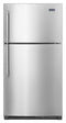 MAYTAG MRT711SMFZ 33-Inch Wide Top Freezer Refrigerator with EvenAir Cooling Tower- 21 Cu. Ft.