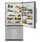 KITCHENAID KRBR102ESS 22 cu. ft. 33-Inch Width Full Depth Non Dispense Bottom Mount Refrigerator - Stainless Steel