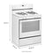 AMANA AGR6303MMW 30-inch Gas Range with Bake Assist Temps