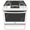 GE APPLIANCES JGS760DPWW GE® 30" Slide-In Front-Control Convection Gas Range with No Preheat Air Fry