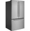 HAIER QNE27JYMFS ENERGY STAR® 27.0 Cu. Ft. Fingerprint Resistant French-Door Refrigerator