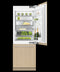 FISHER & PAYKEL RS3084WRUK1 Integrated Refrigerator Freezer, 30", Ice & Water