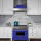 48 DuraSnow® Stainless Steel Range Hood with Blue Matte Shell 8654BM48