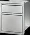 NAPOLEON BBQ BI18242DR 18" x 24" Double Drawer: Large and Standard , Stainless Steel