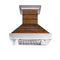 ZLINE 30 in. Shiplap Wooden Wall Range Hood with Stainless Steel Accent Includes Motor 365BB30