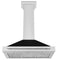 ZLINE KITCHEN AND BATH KB4STX48 ZLINE 48" Stainless Steel Range Hood with Stainless Steel Handle (KB4STX-48) [Color: Stainless Steel]