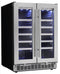 SILHOUETTE DWC047D1BSSPR Napa 24" French Door Wine Cooler