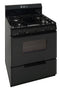 PREMIER SMK220BP 30 in. Freestanding Sealed Burner Spark Ignition Gas Range in Black