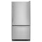 KITCHENAID KRBR109ESS 19 cu. ft. 30-Inch Width Full Depth Non Dispense Bottom Mount Refrigerator - Stainless Steel