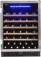 SILHOUETTE SWC057D1BSS Stilton 24" Single Zone Wine Cellar