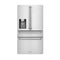 ZLINE KITCHEN AND BATH RFMW36BS ZLINE 36" 21.6 cu. ft Freestanding French Door Refrigerator with Water and Ice Dispenser in Fingerprint Resistant Stainless Steel (RFM-W-36) [Color: Fingerprint Resistant Black Stainless Steel]