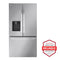 LG LRFXC2606S 26 cu. ft. Smart Counter-Depth MAX Refrigerator with Dual Ice Makers