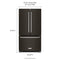 KITCHENAID KRFC300EBS 20 cu. ft. 36-Inch Width Counter-Depth French Door Refrigerator with Interior Dispense - Black Stainless Steel with PrintShield™ Finish